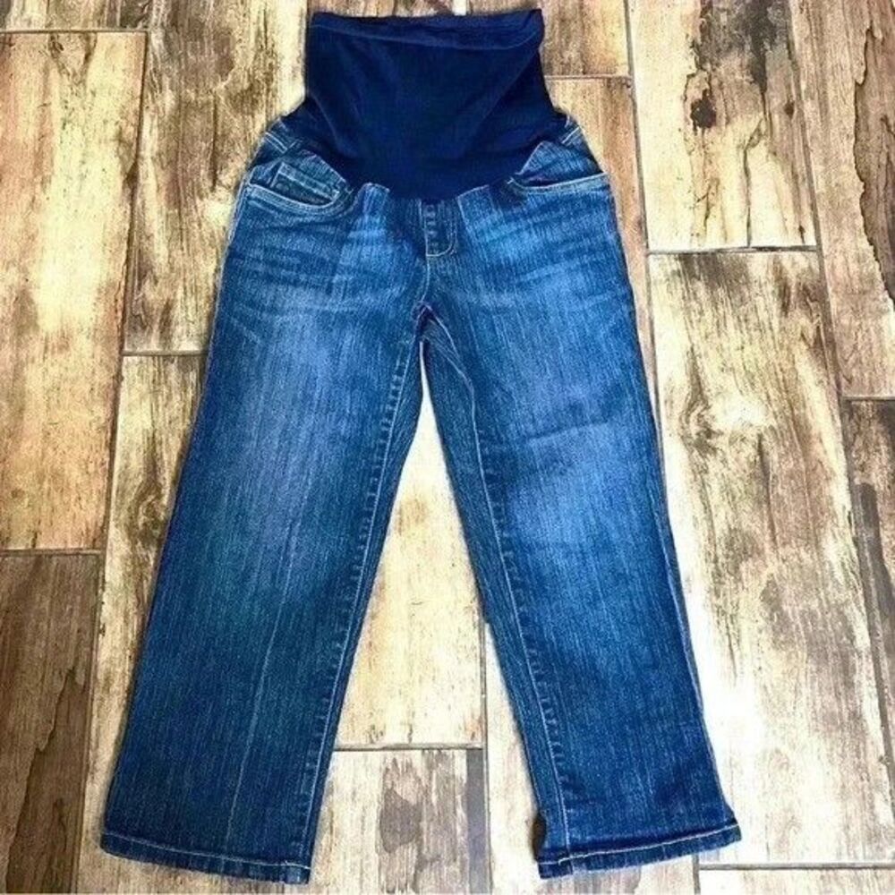 Oh Baby By Motherhood Womens Maternity Capri Jeans Size Small